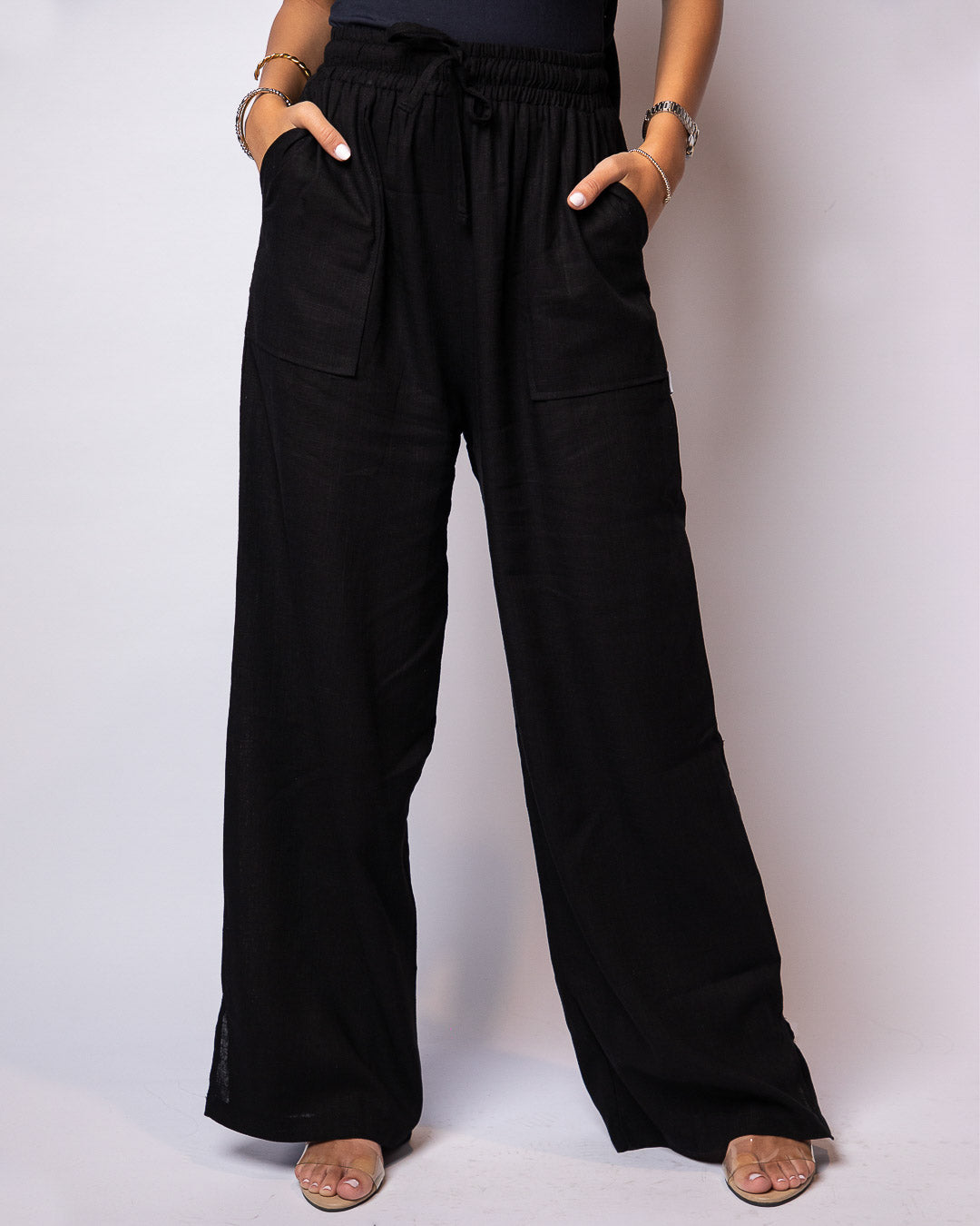 Esraa Pure Linen Pants