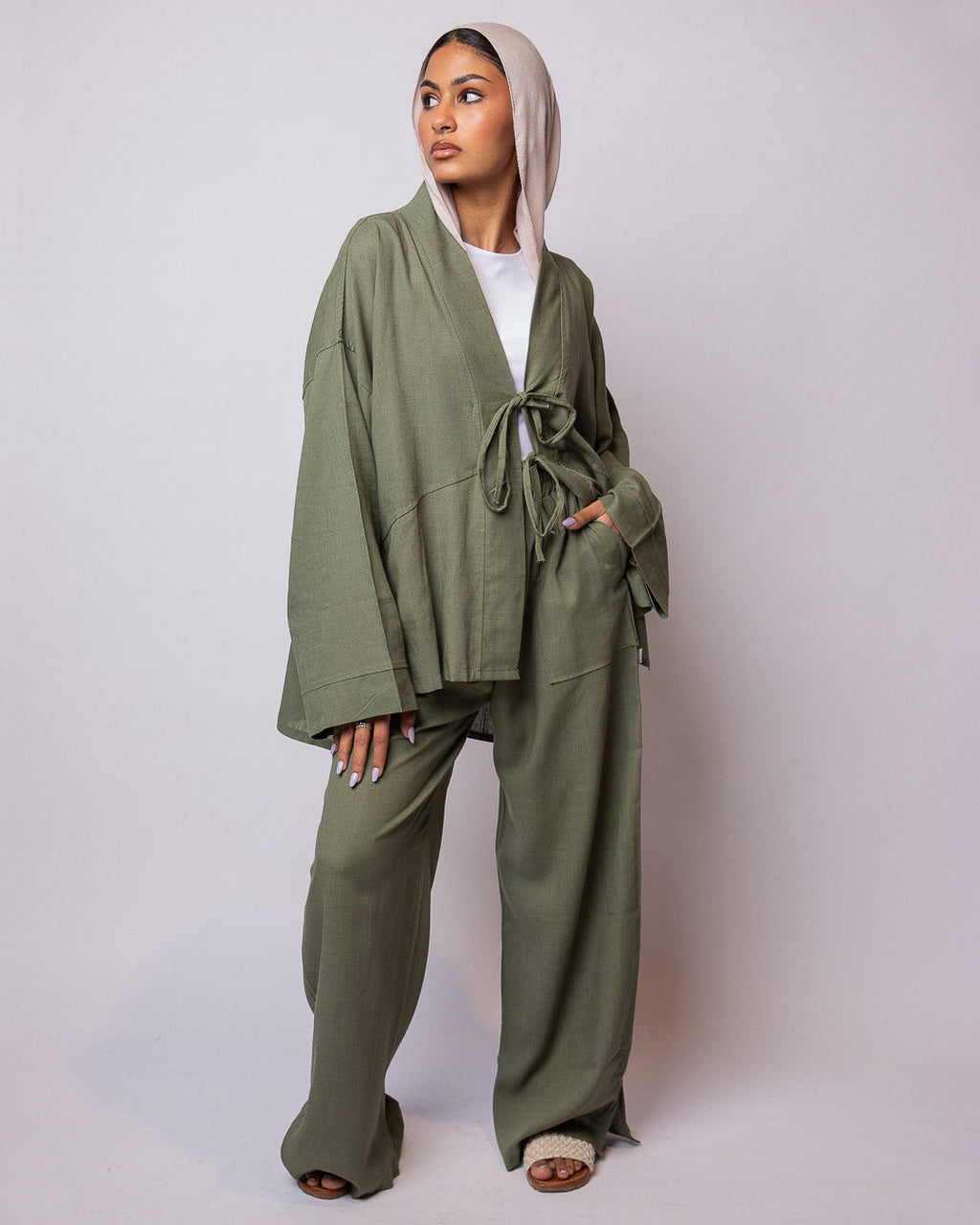 Esraa Pure Linen Top