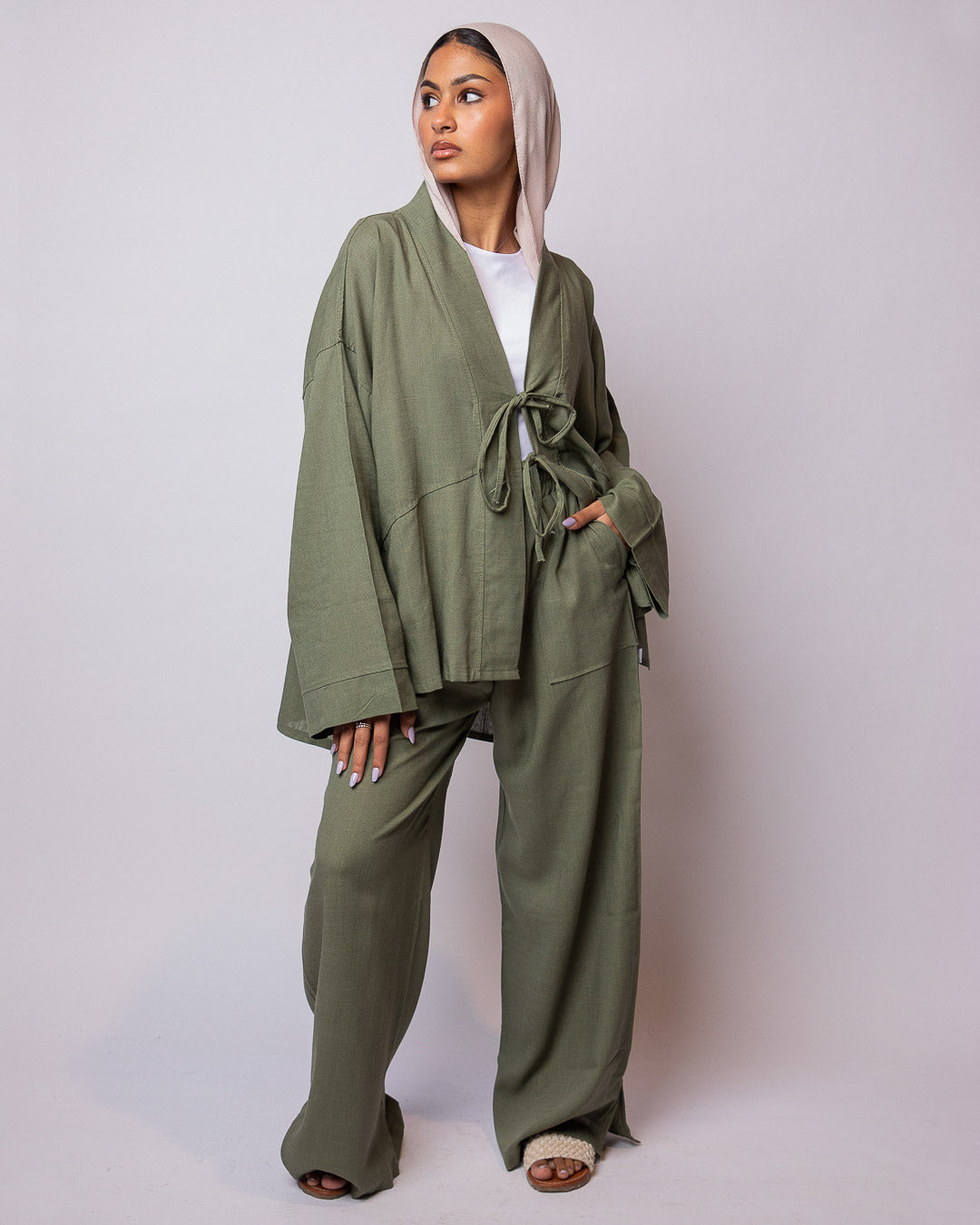 Esraa Pure Linen Top
