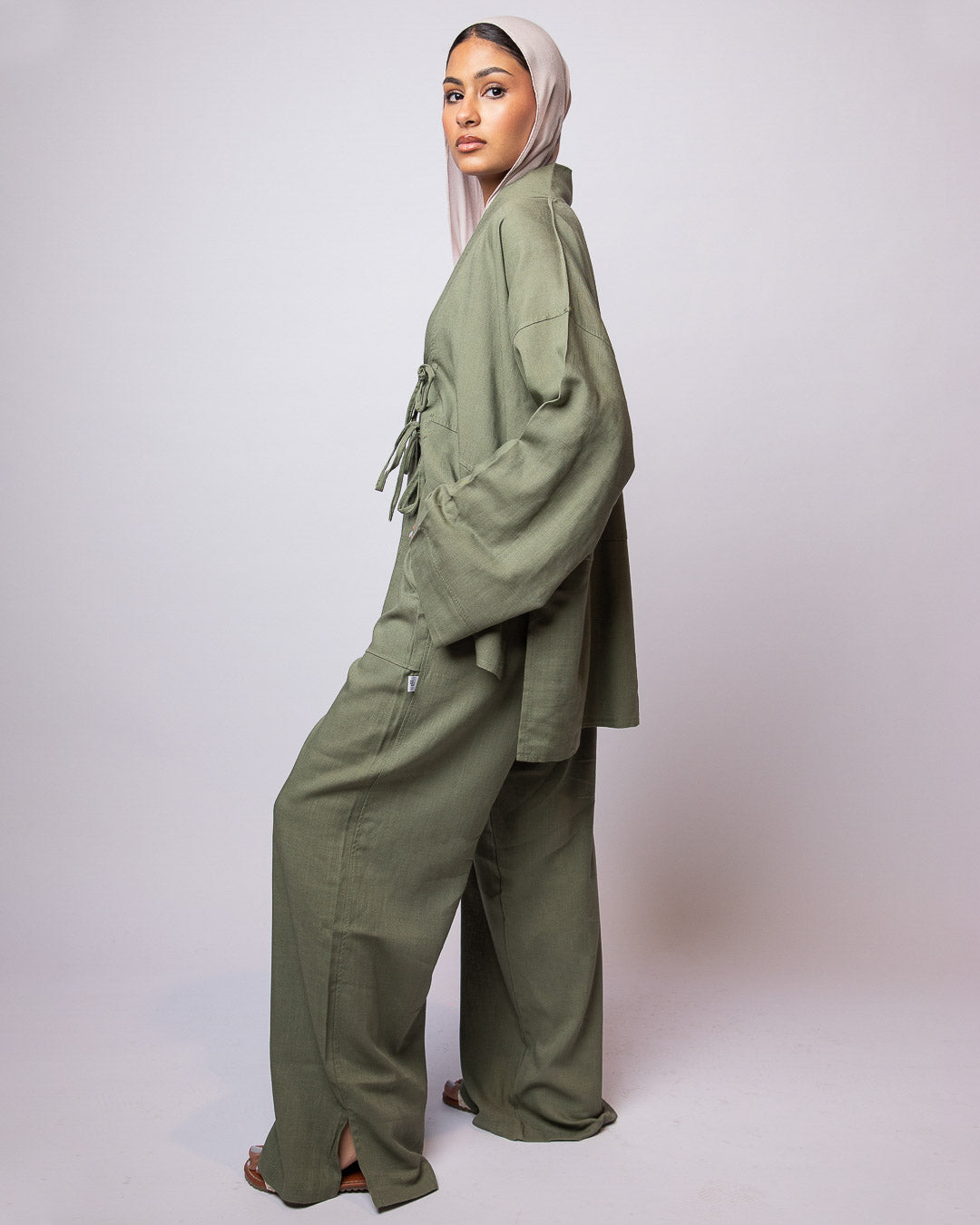 Esraa Pure Linen Pants