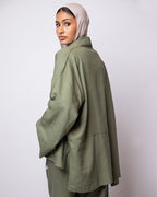 Esraa Pure Linen Top
