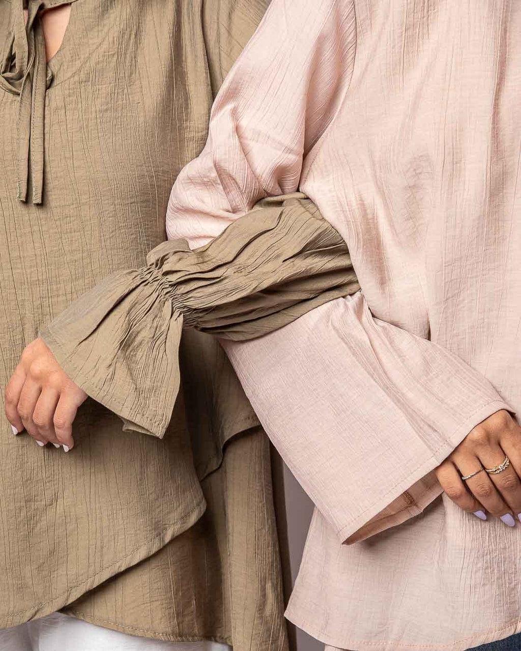 Sanaa Wrinkled Cotton Blouse