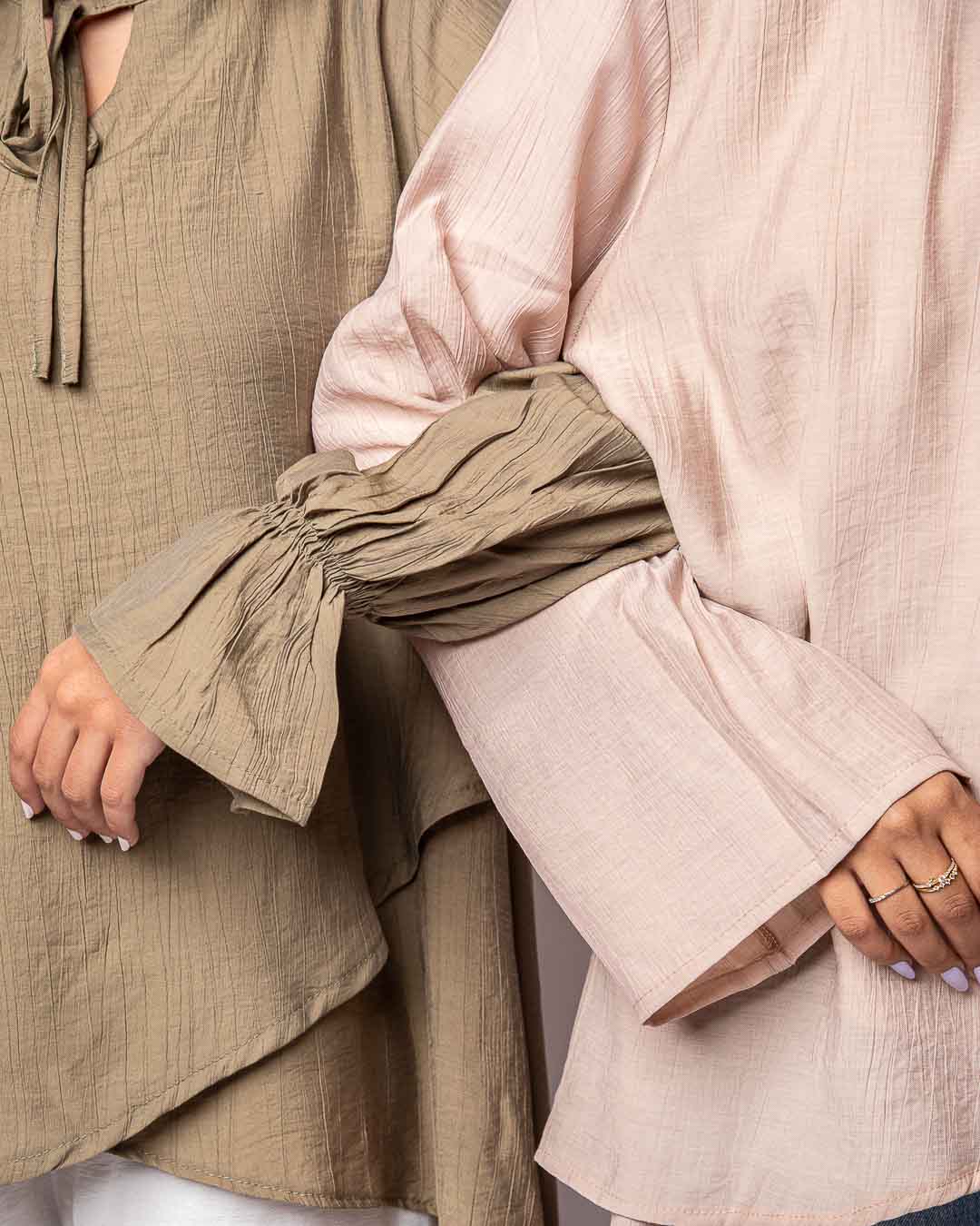 Sanaa Wrinkled Cotton Blouse