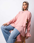 Sanaa Wrinkled Cotton Blouse