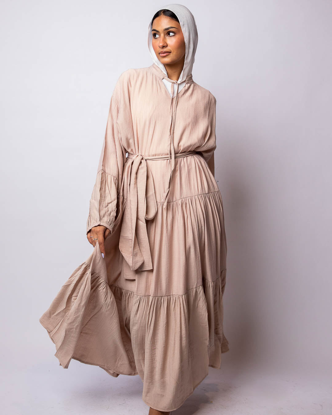 Mona Wrinkled Cotton Dress