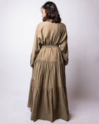 Mona Wrinkled Cotton Dress