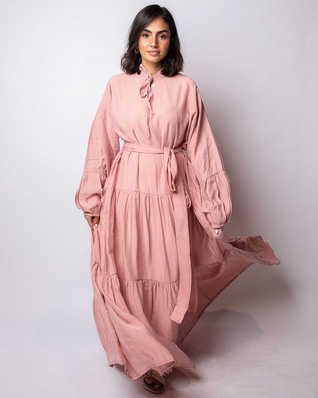 Mona Wrinkled Cotton Dress