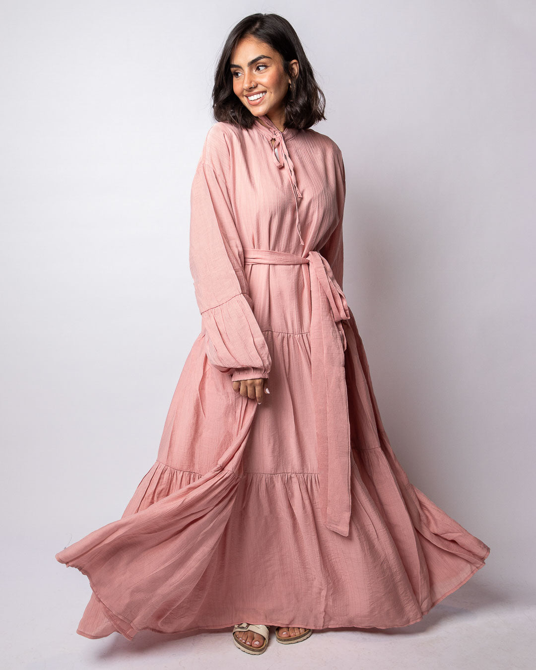 Mona Wrinkled Cotton Dress