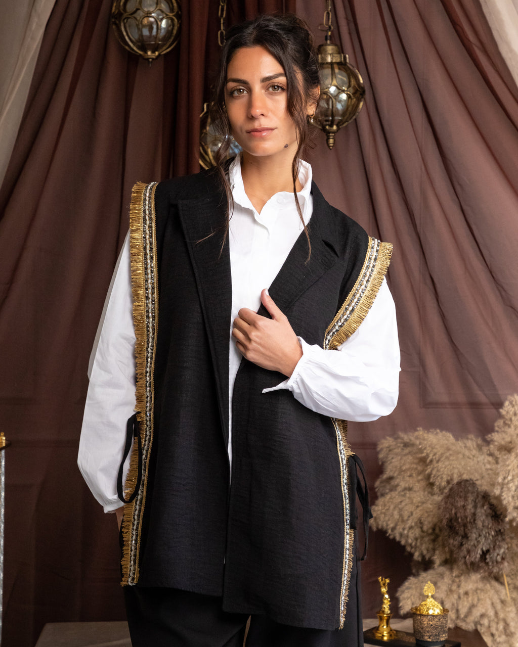 Ghalya Linen Vest