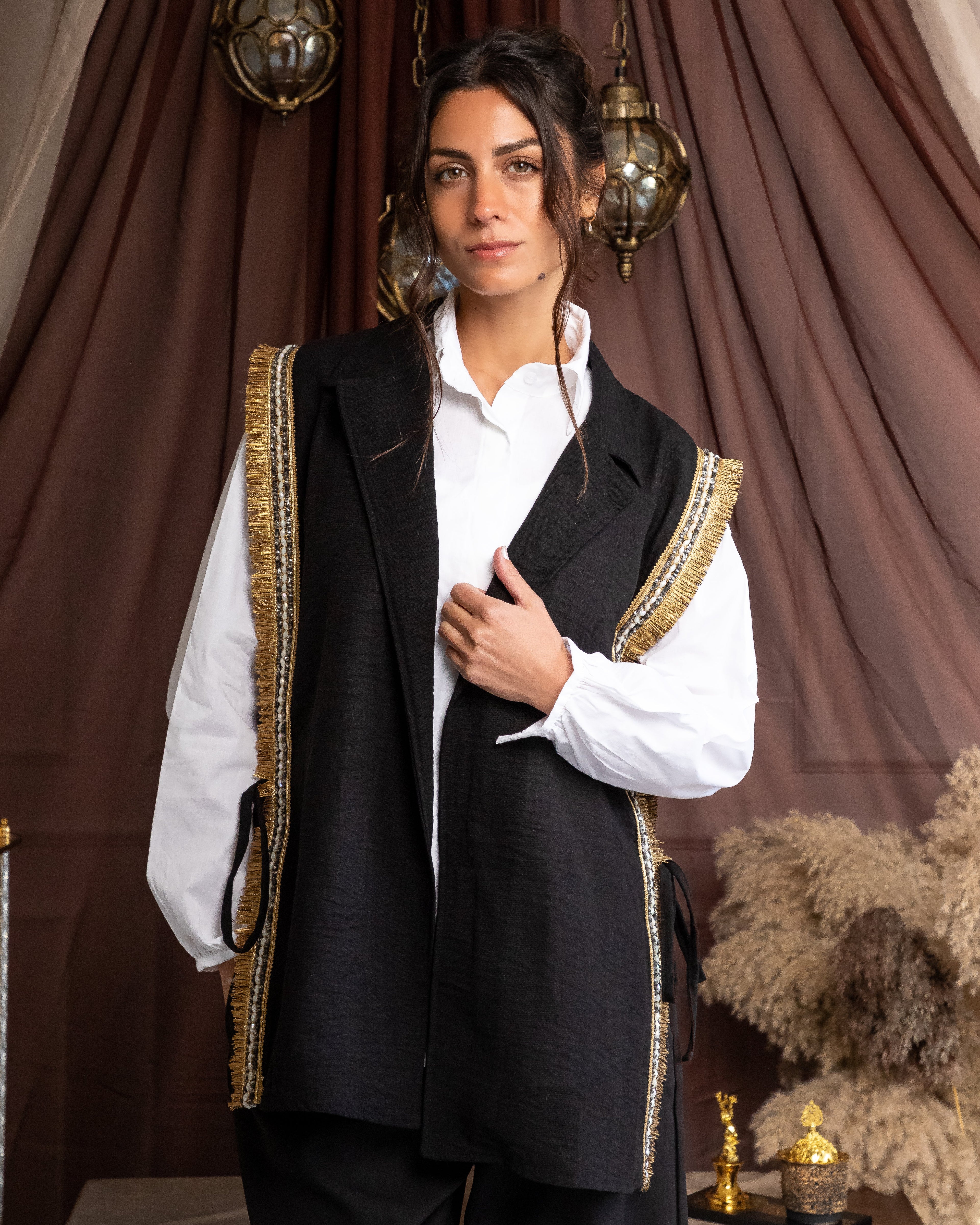 Ghalya Linen Vest
