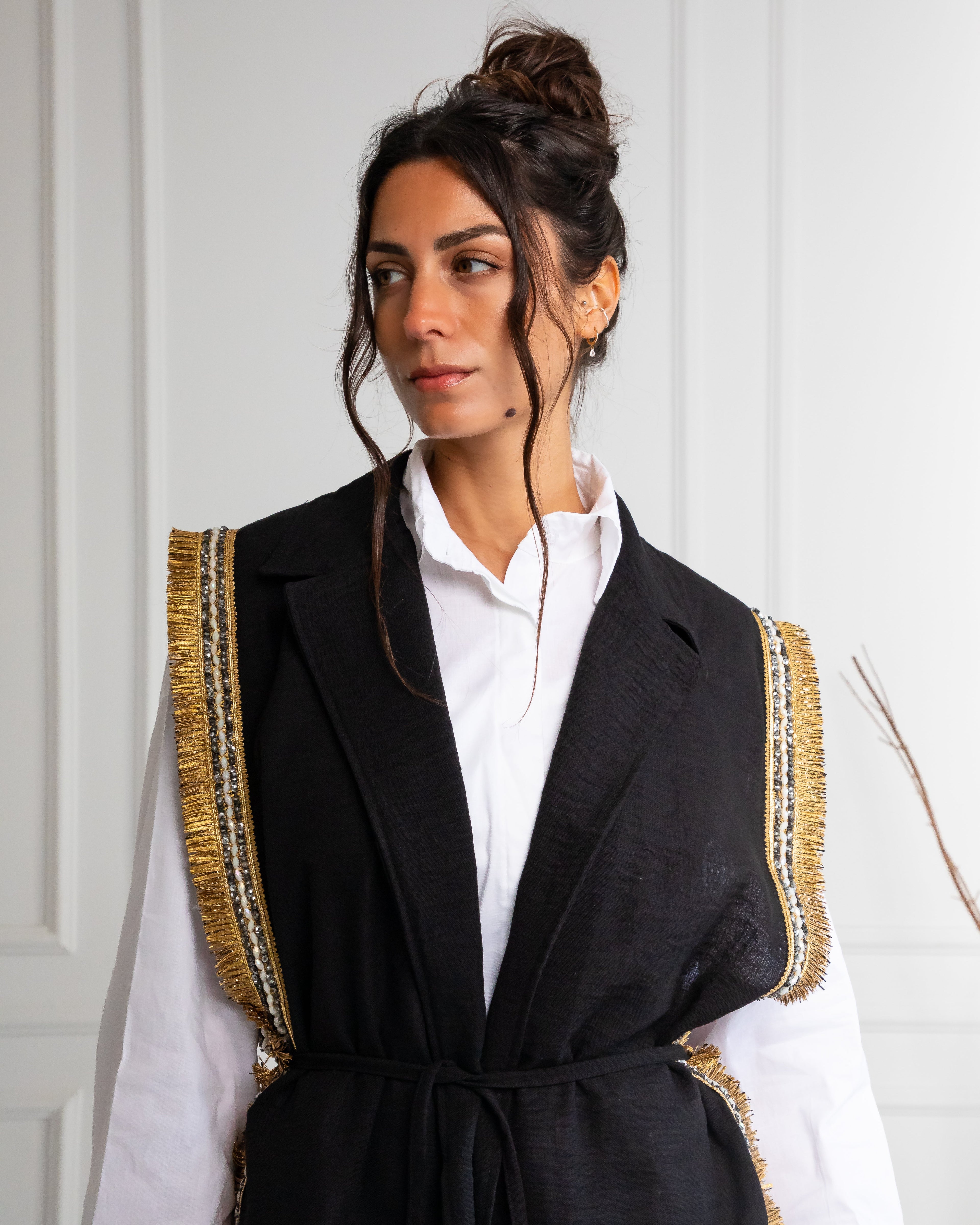 Ghalya Linen Vest