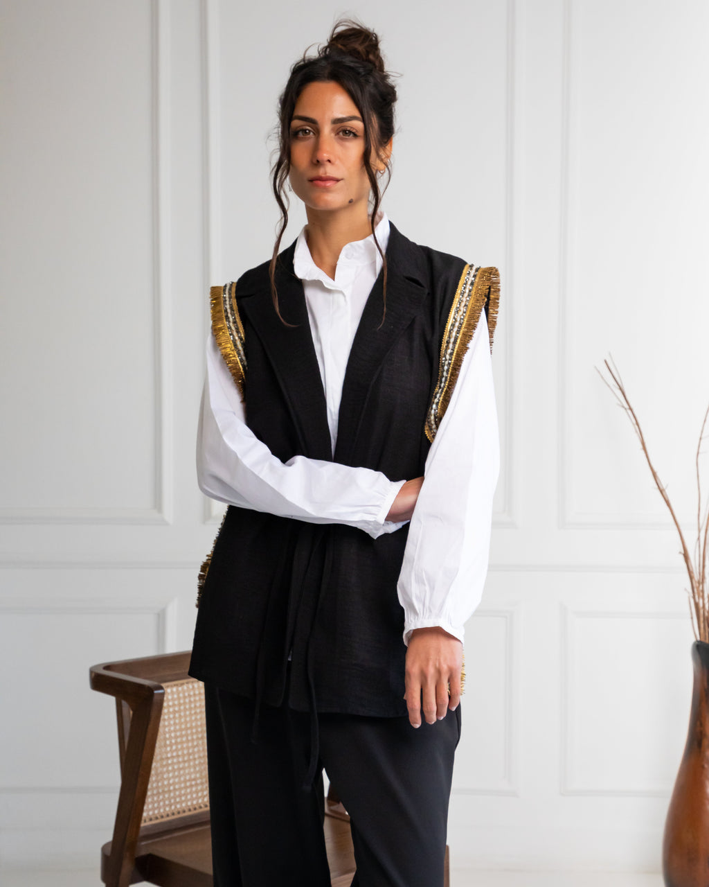 Ghalya Linen Vest