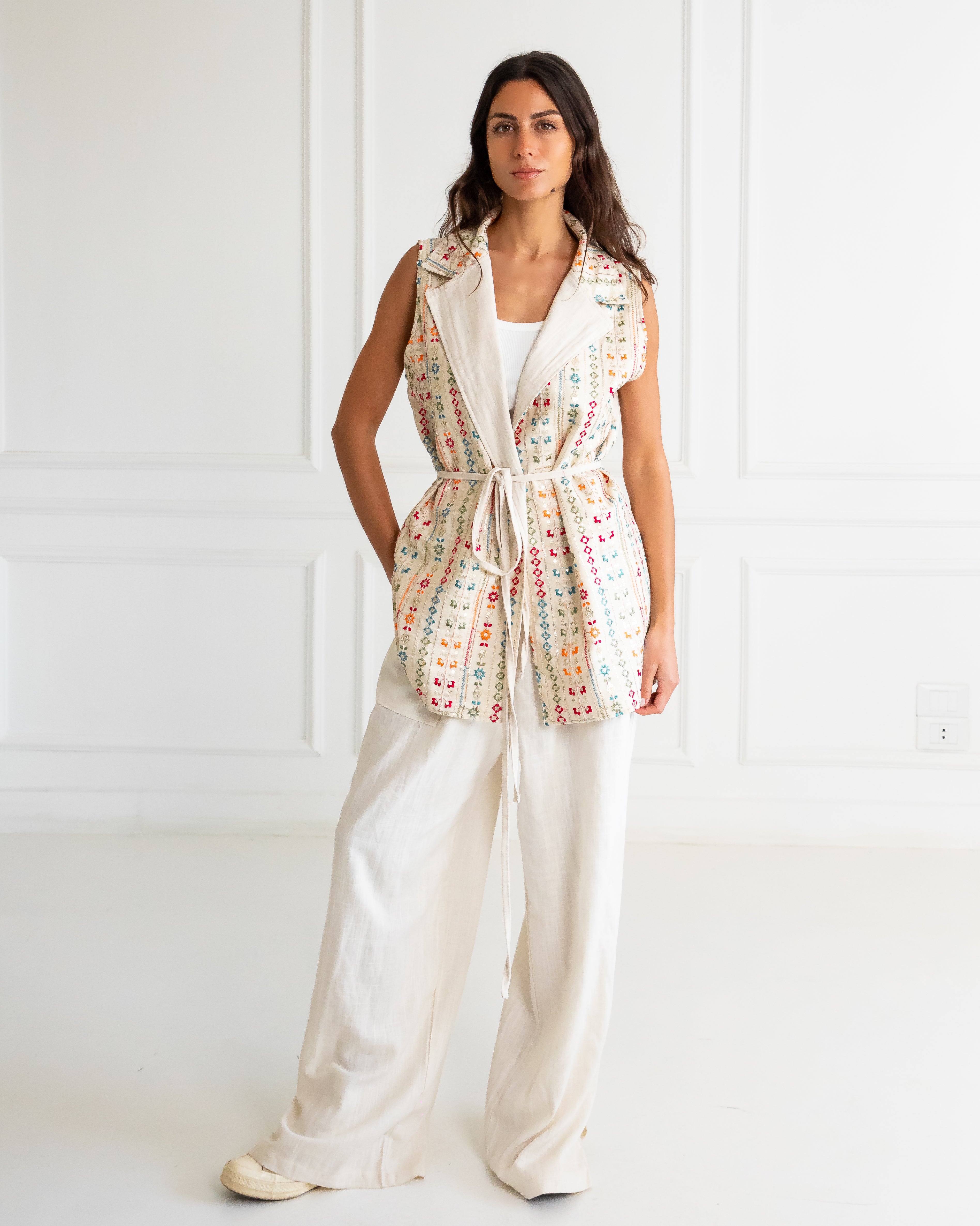 Ameerah Embroidered Vest