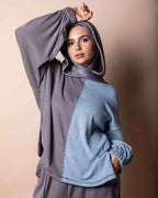 Mercury Wool Rib Knit Travel Hoodie