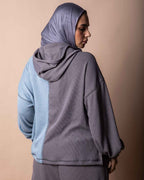 Mercury Wool Rib Knit Travel Hoodie