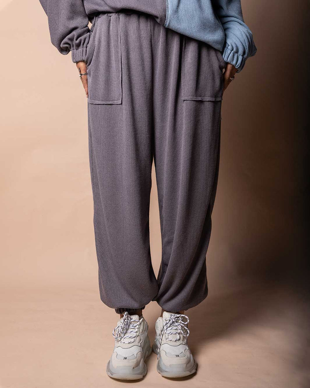 Mercury Wool Rib Knit Travel Pants