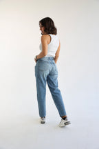 Mom Fit Jeans - Blue