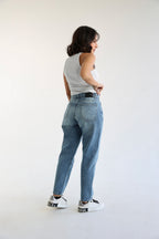 Mom Fit Jeans - Blue