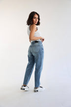Mom Fit Jeans - Blue
