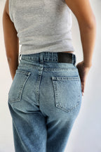 Mom Fit Jeans - Blue