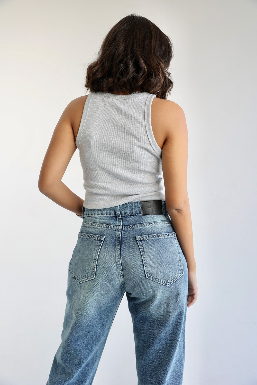 Mom Fit Jeans - Blue