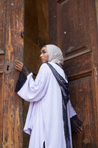 Nefertari Net Cotton High low Kimono