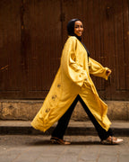 THE PHARAONIC LOTUS LINEN KIMONO