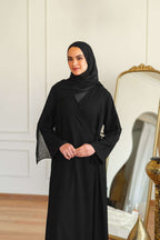 Bow Wrap Abaya 039