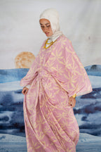 PinkPalm wrap Dress