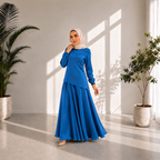 Silk Asymmetric Set C603 Blue