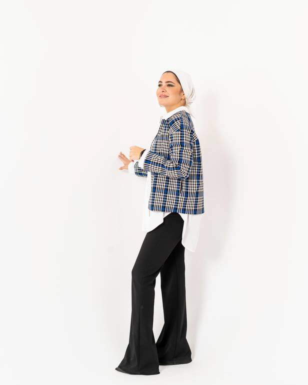Checkered Blazer