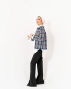 Checkered Blazer