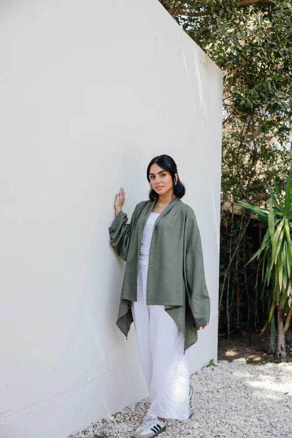 Good feels kimono in olive