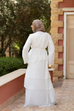 Flora Ruffles dress Code 15 white