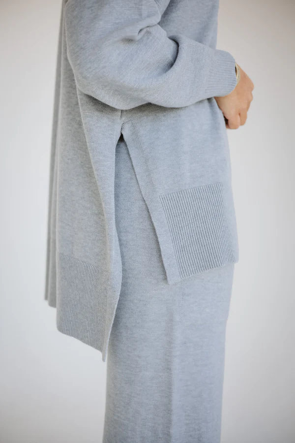 Knit set in grey