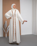 Free Size Chiffon Cape Offwhite