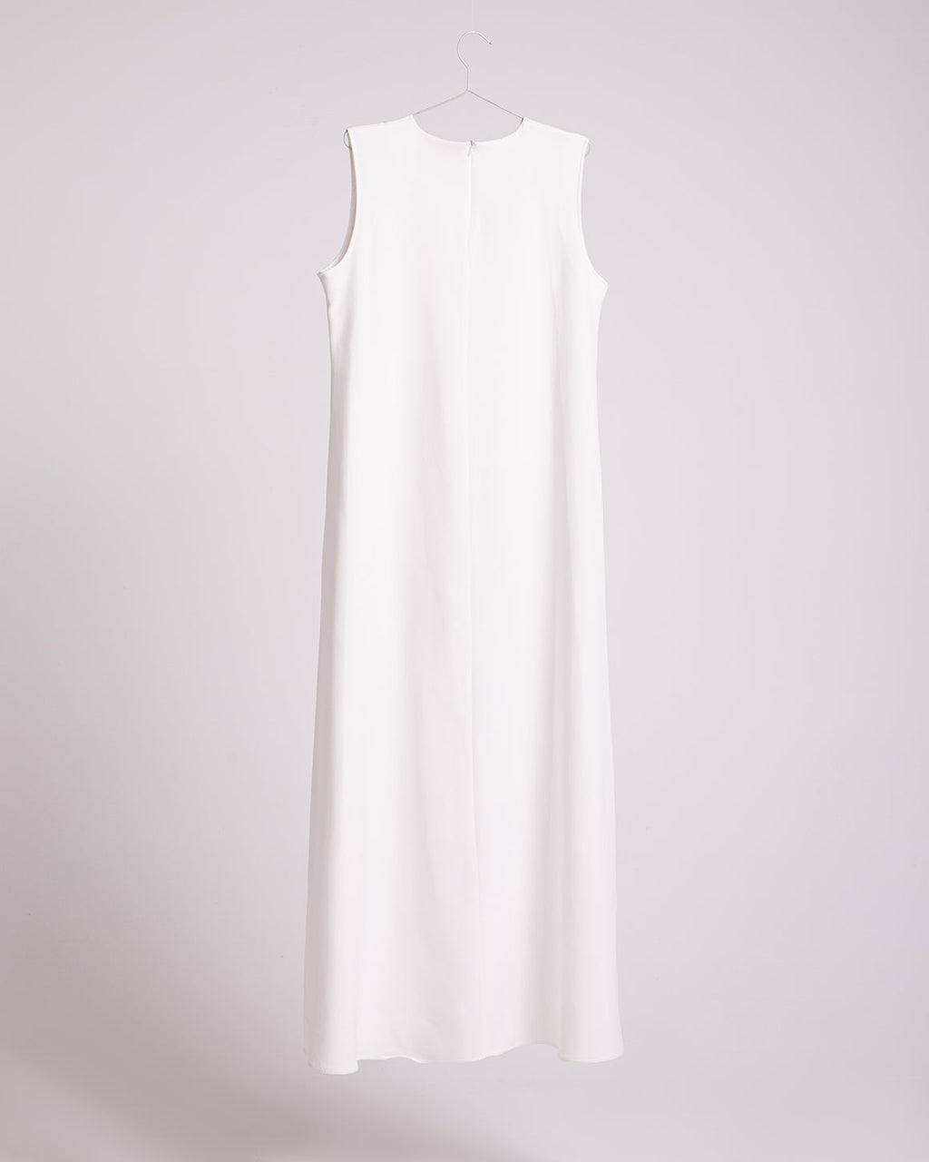 Basic Sleeveless Dress Offwhite 13