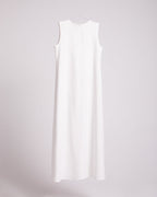 Basic Sleeveless Dress Offwhite 13