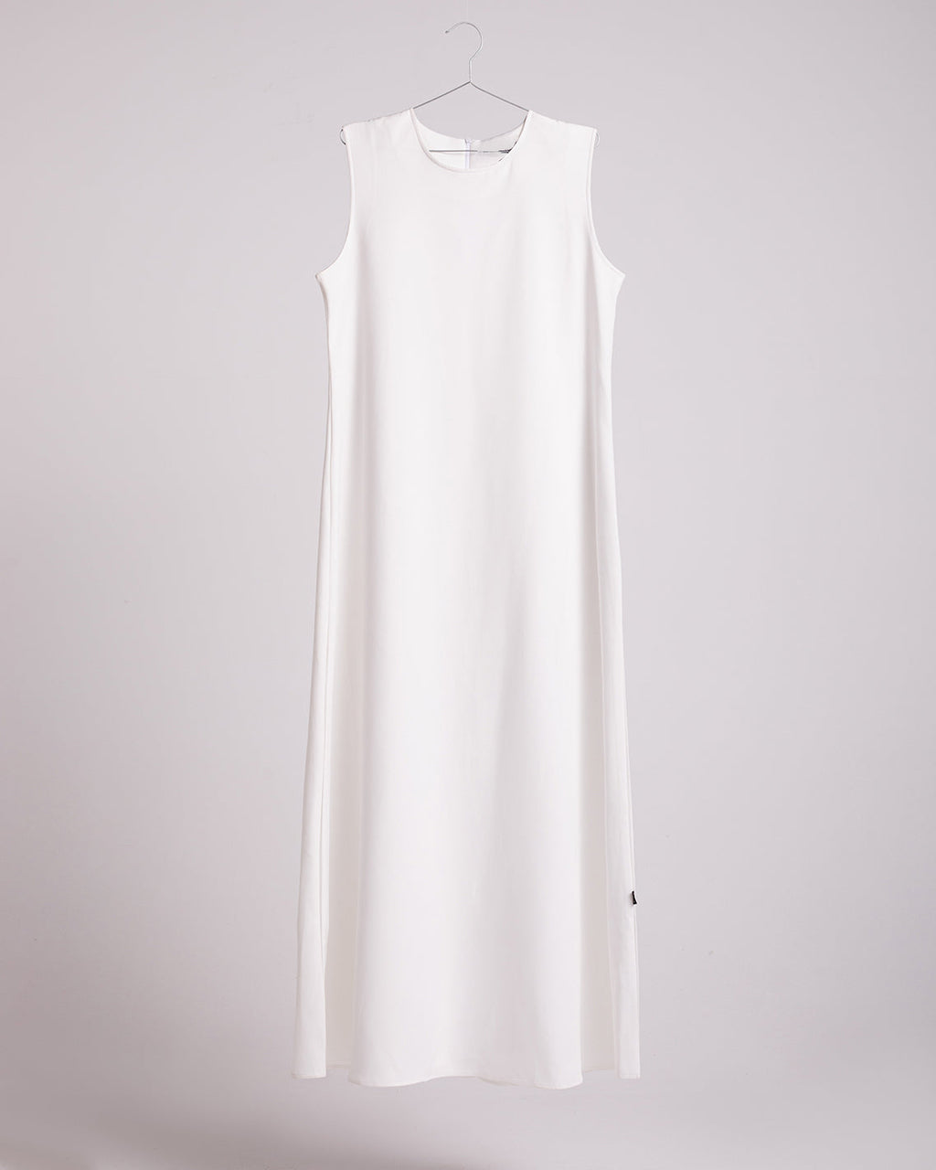 Basic Sleeveless Dress Offwhite 13