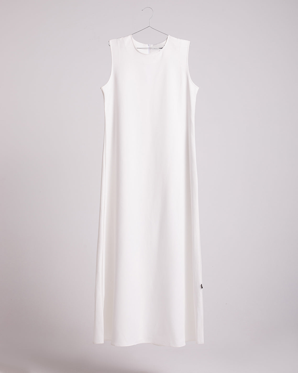 Basic Sleeveless Dress Offwhite 13