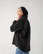 Emerald Broadcloth Top with Pockets