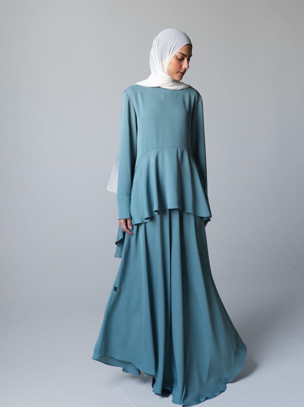 076 – Flared Silk Set
