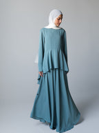 076 – Flared Silk Set
