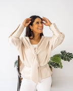 Shimmering daisy blouse