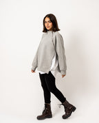 Asymmetric side zipper pullover