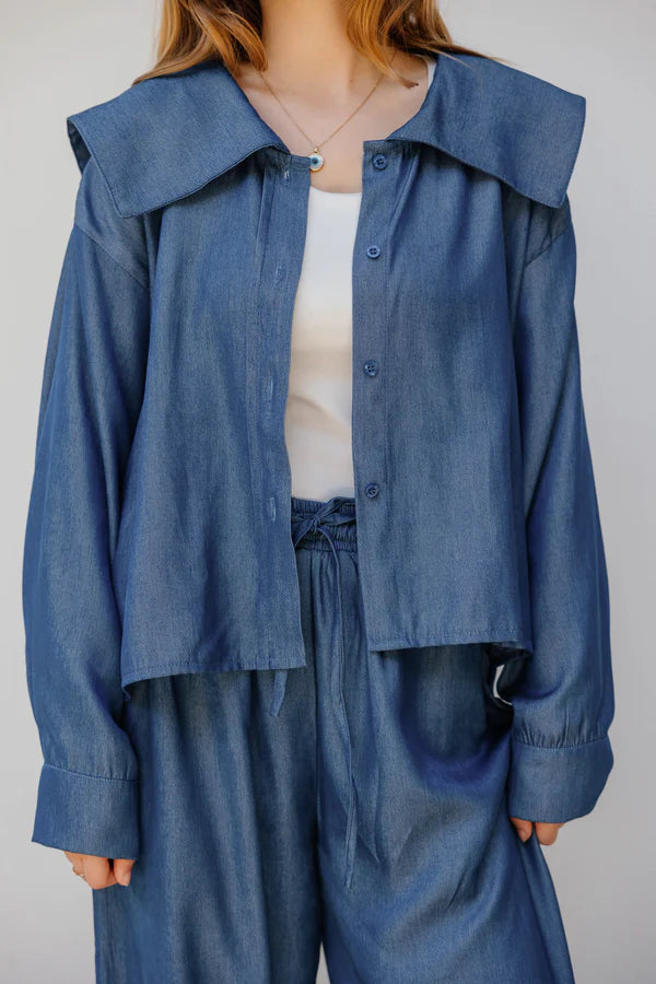 Denim set- Dark shade