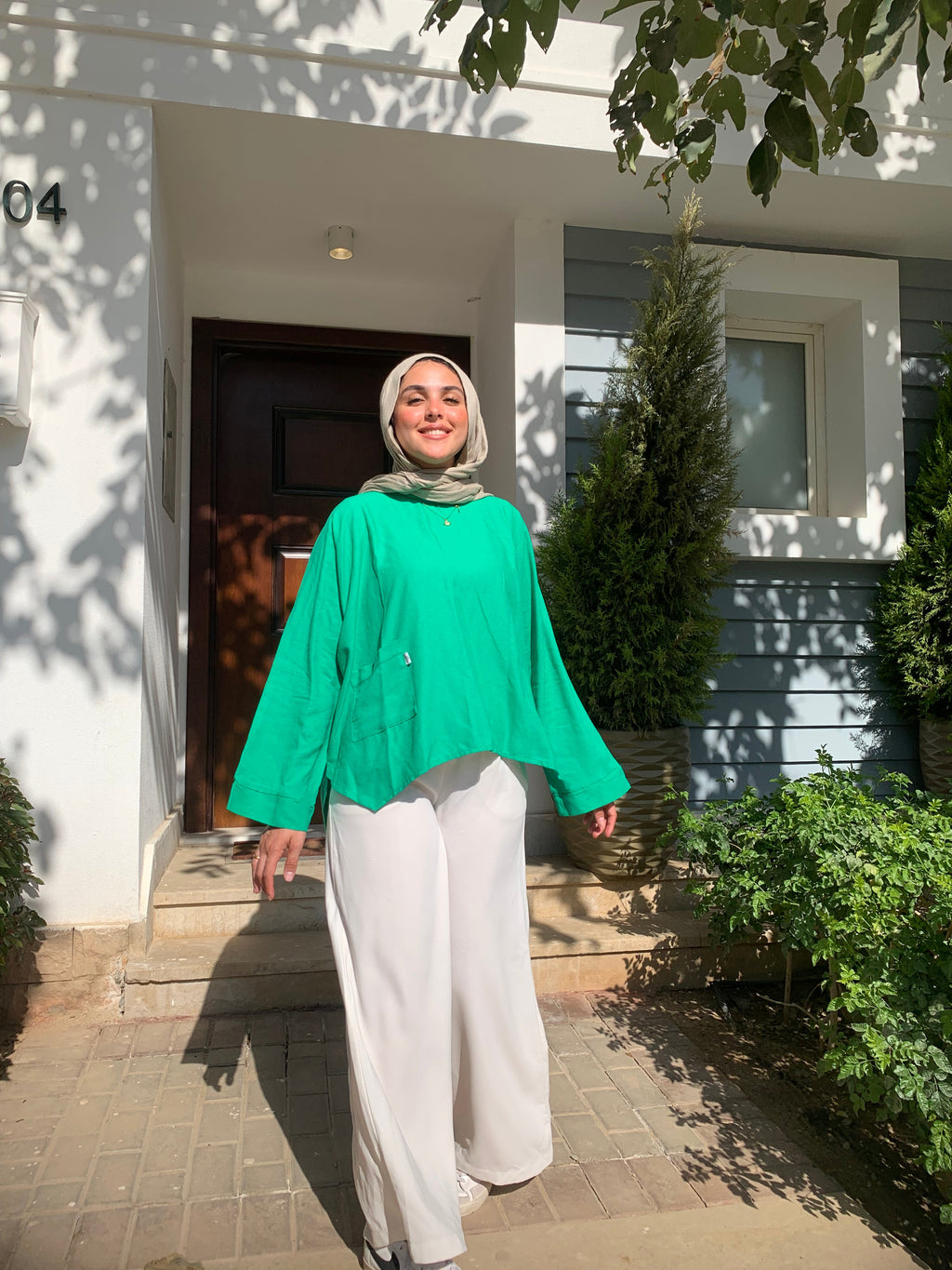 SOUFIYA LINEN BLOUSE