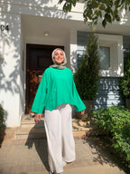 SOUFIYA LINEN BLOUSE