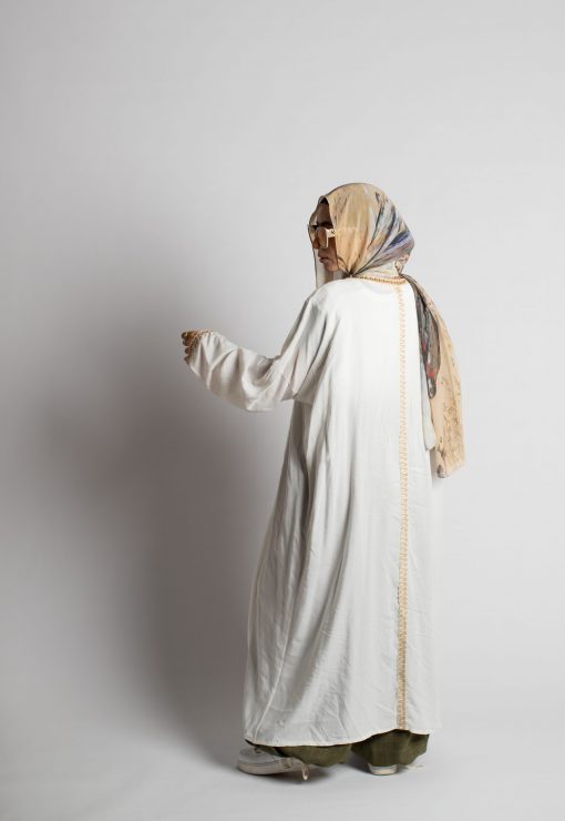 Off White Cotton Cardigan