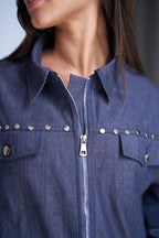 Summer Studs Denim Set